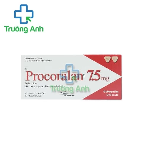 Procoralan 7.5mg - Thuốc điều trị bệnh nhân đau thắt ngực